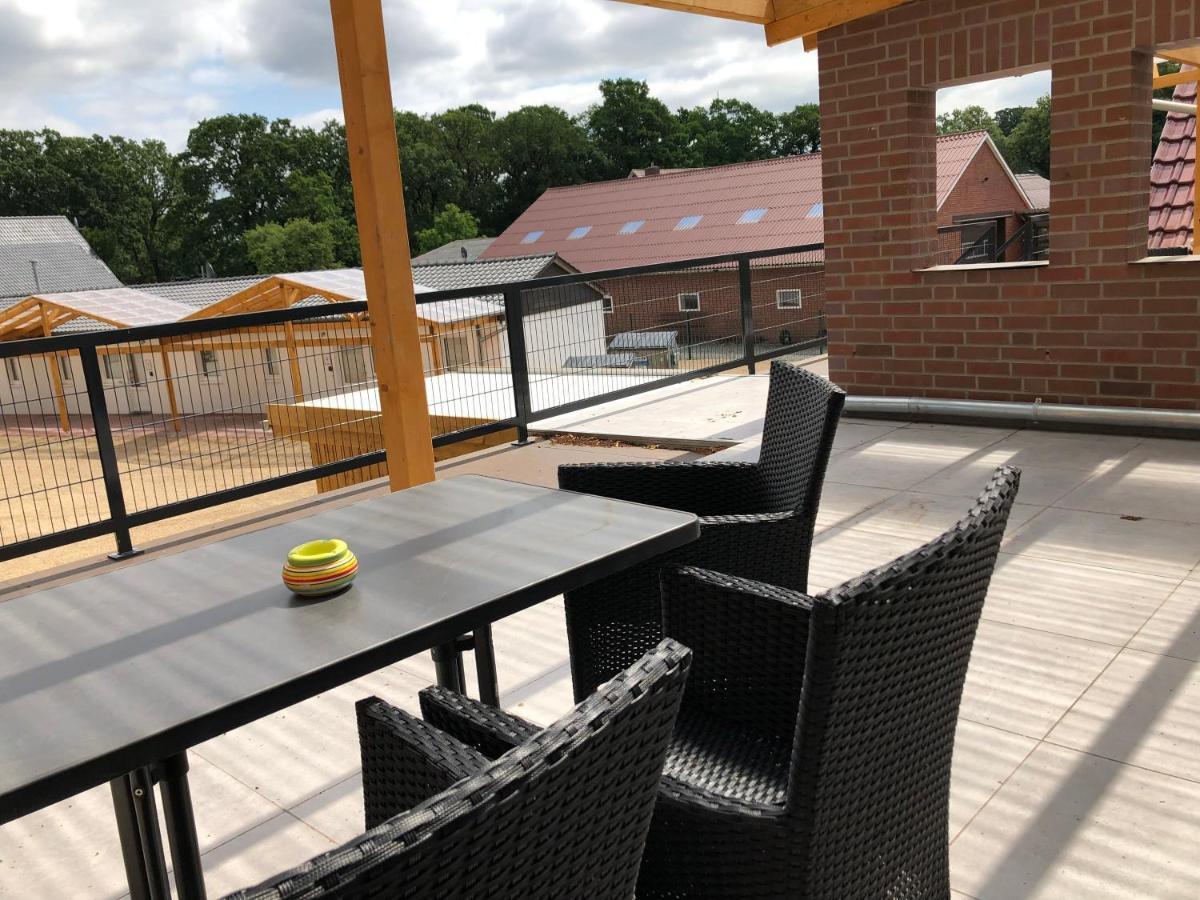 Motel Am Kreisel Harrenstatte Exteriör bild
